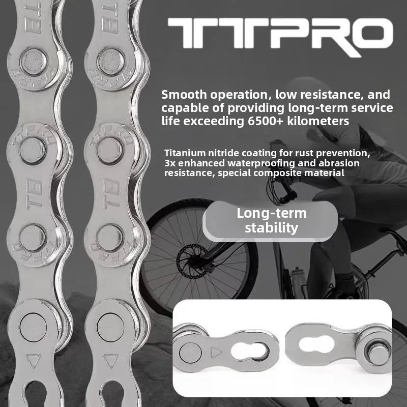 TTPRO Chain — 7-12 Speed, Budget Friendly