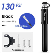 WEST BIKING mini bike pump - installed on frame