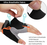 WRELS Half-Finger Padded Cycling Gloves