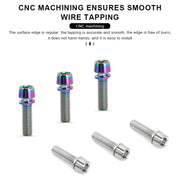 Colourful alloy steel stem bolts, colour range