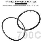 RIDERACE Butyl Inner Tube — 700C — butyl tube for 700x18-43C tyres