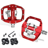 BUCKLOS Dual-Function MTB Pedals — Flat & SPD Clipless