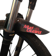 MTB mudguard carbon-look pattern detail