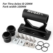 MUQZI fork mount bike rack - in truck bed