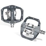 BUCKLOS Dual-Function MTB Pedals — Flat & SPD Clipless