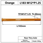 HEPPE Ultralight Thru Axle 12mm - product photo 10