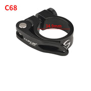 LUNJE seatpost clamp - installed close-up