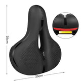 WEST BIKING Thicken Saddle — Reflective Strap