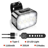 BUCKLOS Front &amp; Rear Light Set — USB Rechargeable