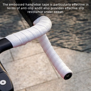 Silicone bar tape wrapped on drop handlebars