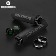 ROCKBROS Lock-On Sponge Grips — anti-skid sponge grips with aluminium lock-on collars