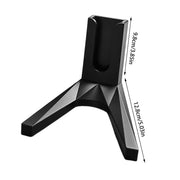 MTB rear kickstand - anti-slip base detail