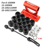 MUQZI fork mount bike rack - rear mount installed