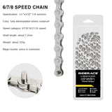 RIDERACE Ultralight Chain — 8-12 Speed