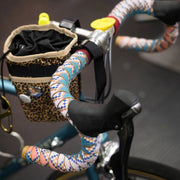 Braided bar tape woven surface close-up