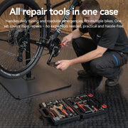 ROCKBROS bike repair tool kit - tools laid out