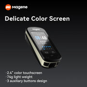 Magene C506SE bike computer, colour screen detail
