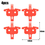Hydraulic disc brake piston retainer spacer pack of 4, 8, or 12