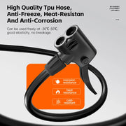 WEST BIKING 160PSI steel bike pump - valve head detail