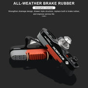 CNC alloy C-brake pad, close-up