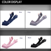 Sun protection gloves fabric close-up