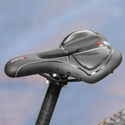 WEST BIKING Gel Cushion MTB Saddle — gel and foam saddle with hollow breathable channel