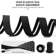 RIDERACE dot gradient handlebar tape texture detail