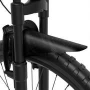 Carbon-Look Ultralight MTB Fender Set — carbon-fibre pattern front and rear fenders