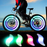 LED Wheel Spoke Lights — 4-Mode Night Riding Safety Lights