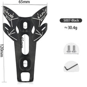 LUNJE Ultralight Aluminum Bottle Cage — cage mounted on frame bottle boss