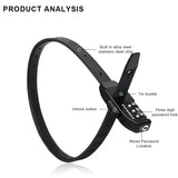 RIDERACE 3-Digit Combination Cable Lock