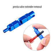 3-in-1 valve core remover tool - size reference