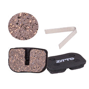 ZTTO Semi-Metallic Disc Brake Pads — fitted into a Shimano hydraulic caliper