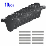 Carbon-Pattern Rear Fender — Ultralight