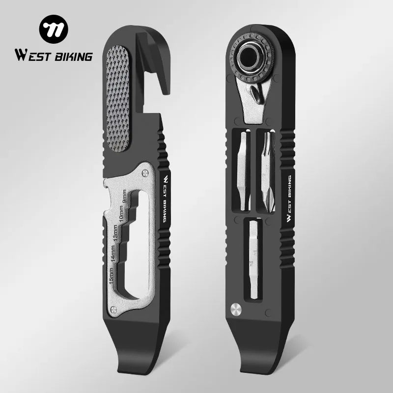 WEST BIKING ratchet wrench and tire lever set