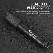 WEST BIKING mini bike pump 100PSI - hose stored detail