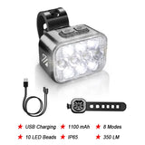 BUCKLOS COB &amp; LED Front/Rear Light Combo