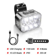 BUCKLOS COB & LED Front/Rear Light Combo — full combo packaging