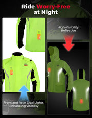 Rain suit hidden shoe covers