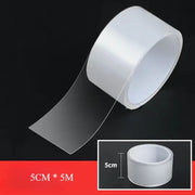 Frame protection tape clear finish detail
