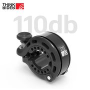 ThinkRider mini alloy bike bell in black