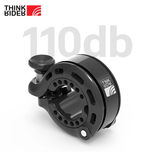 ThinkRider mini alloy bike bell in black