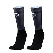 Seamless pro team cycling socks - grip band detail