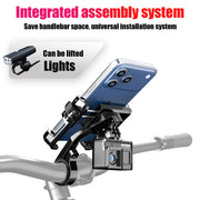Easydo phone mount with phone secured in V-grip