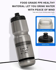 RIDERACE 750ml squeeze bottle in black