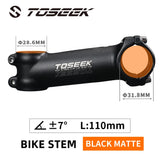 TOSEEK Ultralight Alloy Stem — Adjustable Angle 31.8mm
