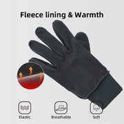 YKYWBIKE winter cycling gloves - fleece lining detail