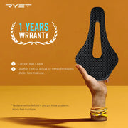 RYET 3D printed carbon fibre saddle rail detail