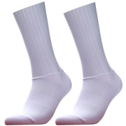Anti-slip cycling socks - green colourway