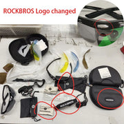 ROCKBROS Polarized Cycling Sunglasses — 5-lens set with polarized lens and case